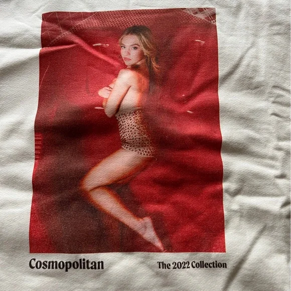 Mother Denim x Cosmopolitan Sydney Sweeney Unisex Sweatshirt Crewneck NWT - Picture 5 of 12